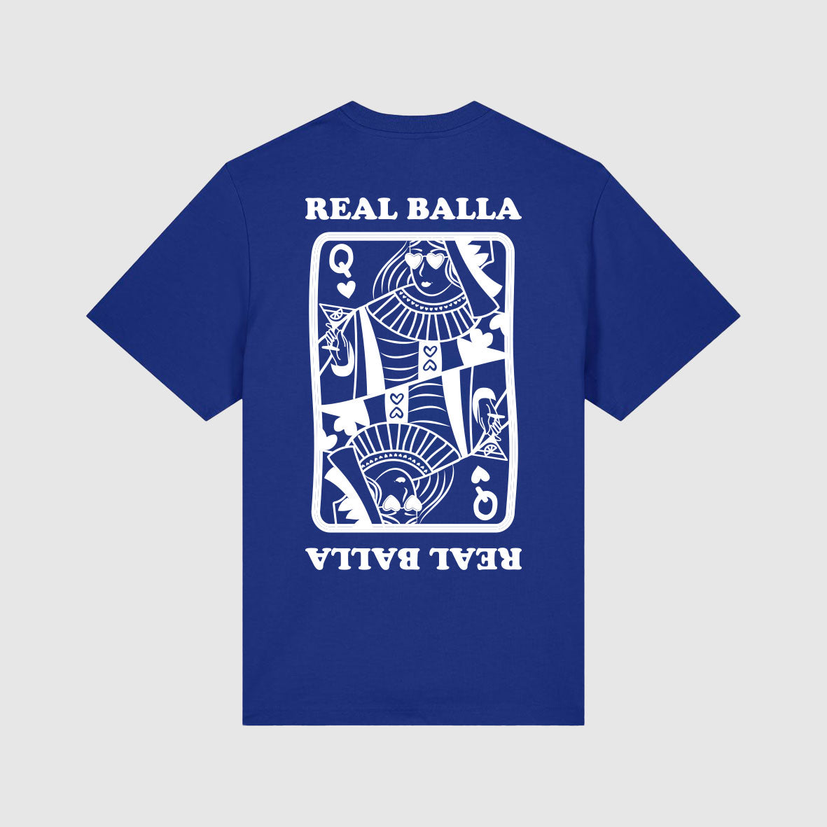 T-shirt Queen Balla velours Blanc