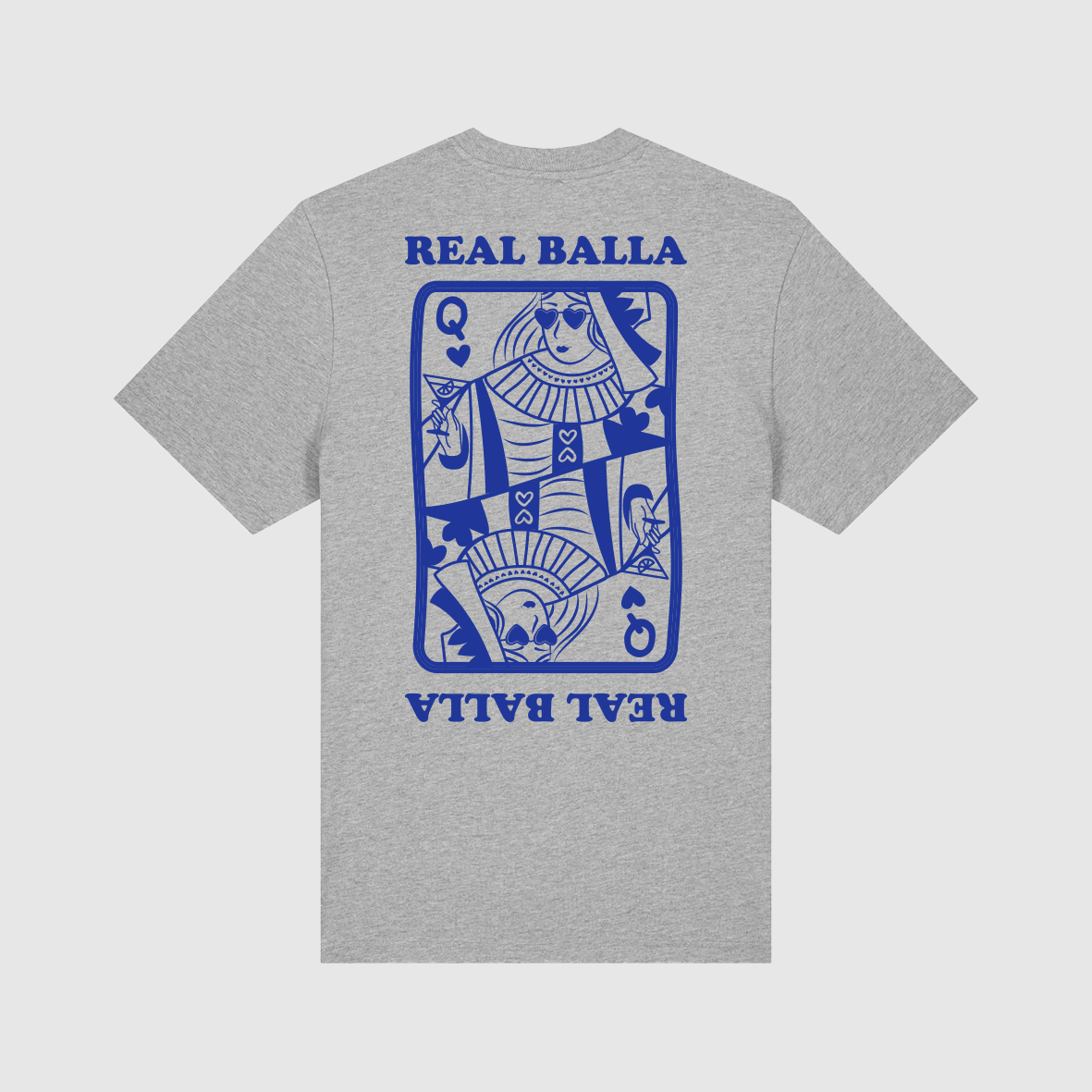 T-shirt Queen Balla velours Bleu