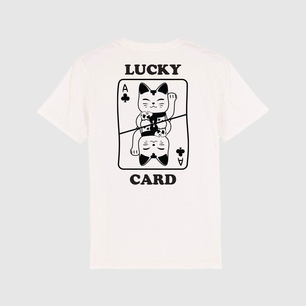 T-shirt Lucky cards - Off White