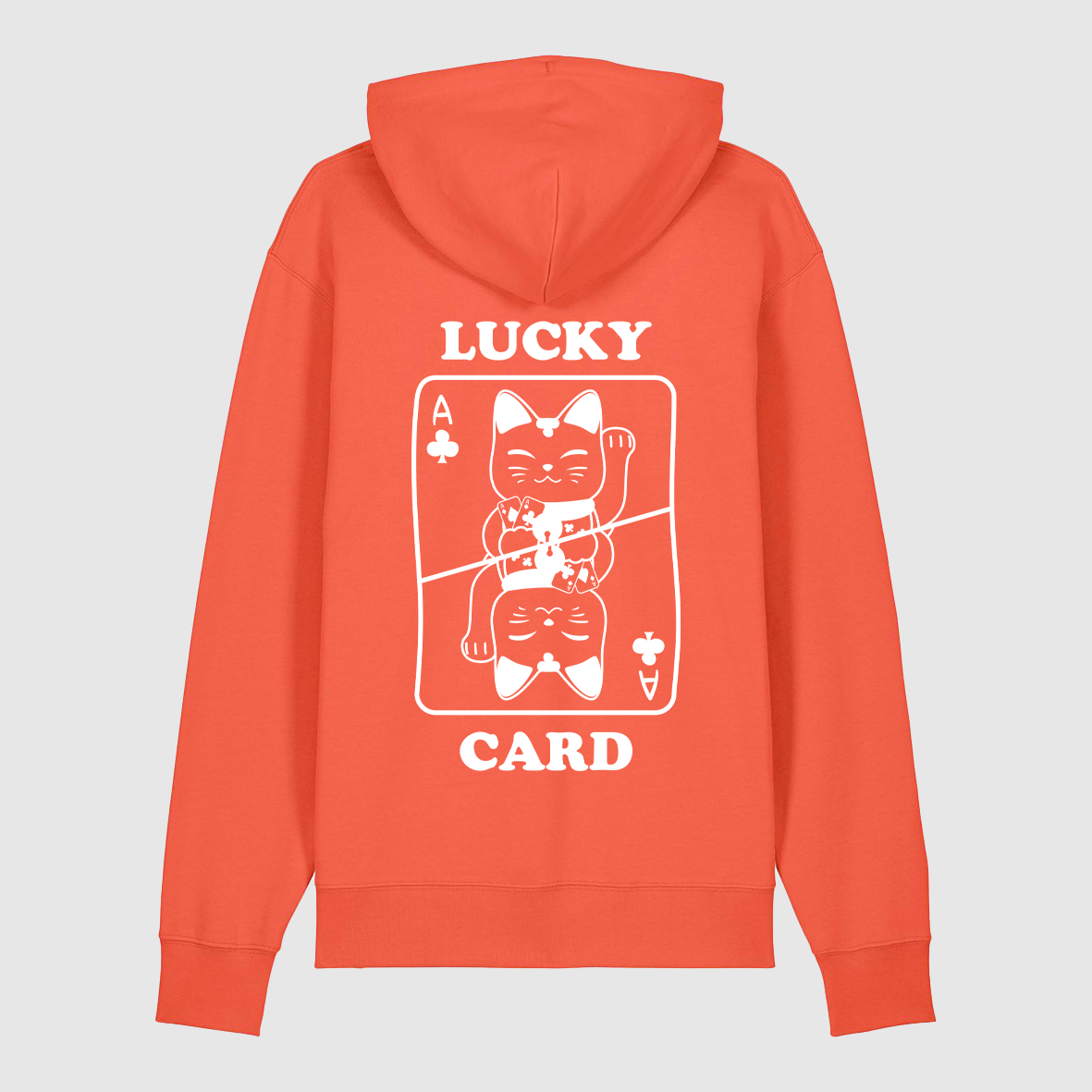 Hoodie lucky card