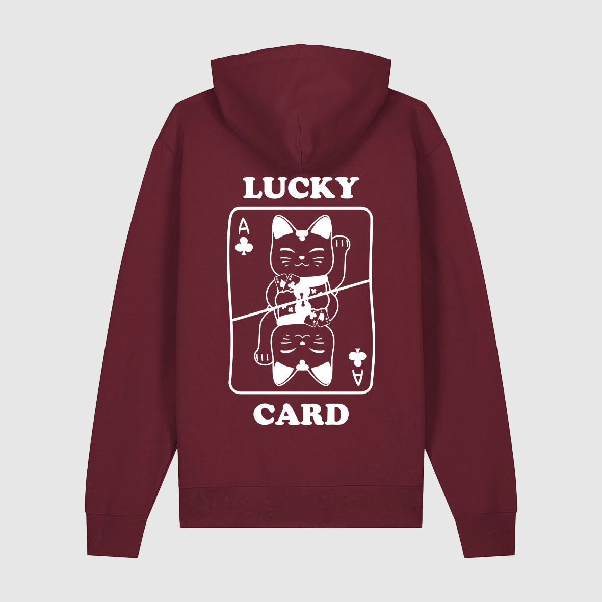 Hoodie lucky card