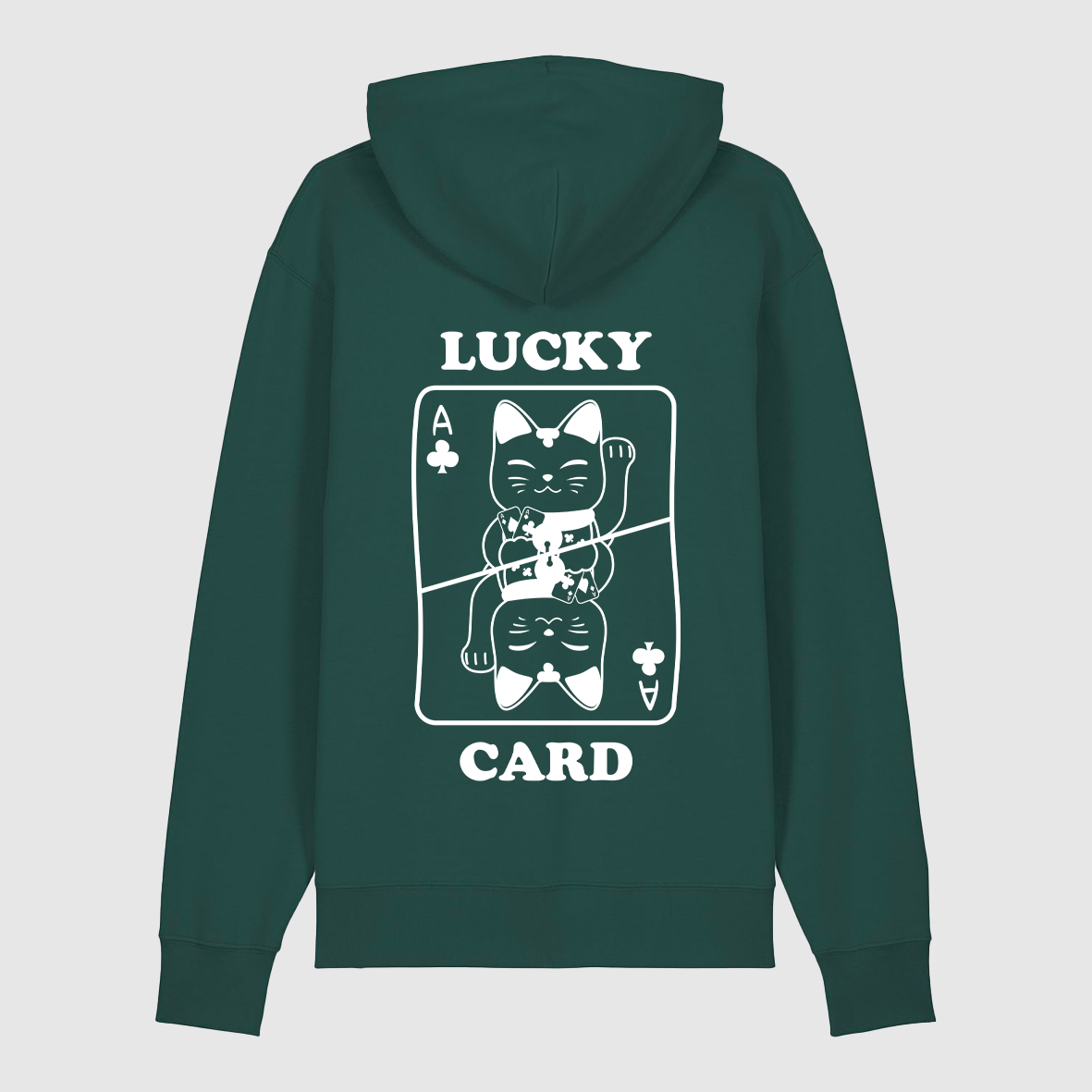 Hoodie lucky card