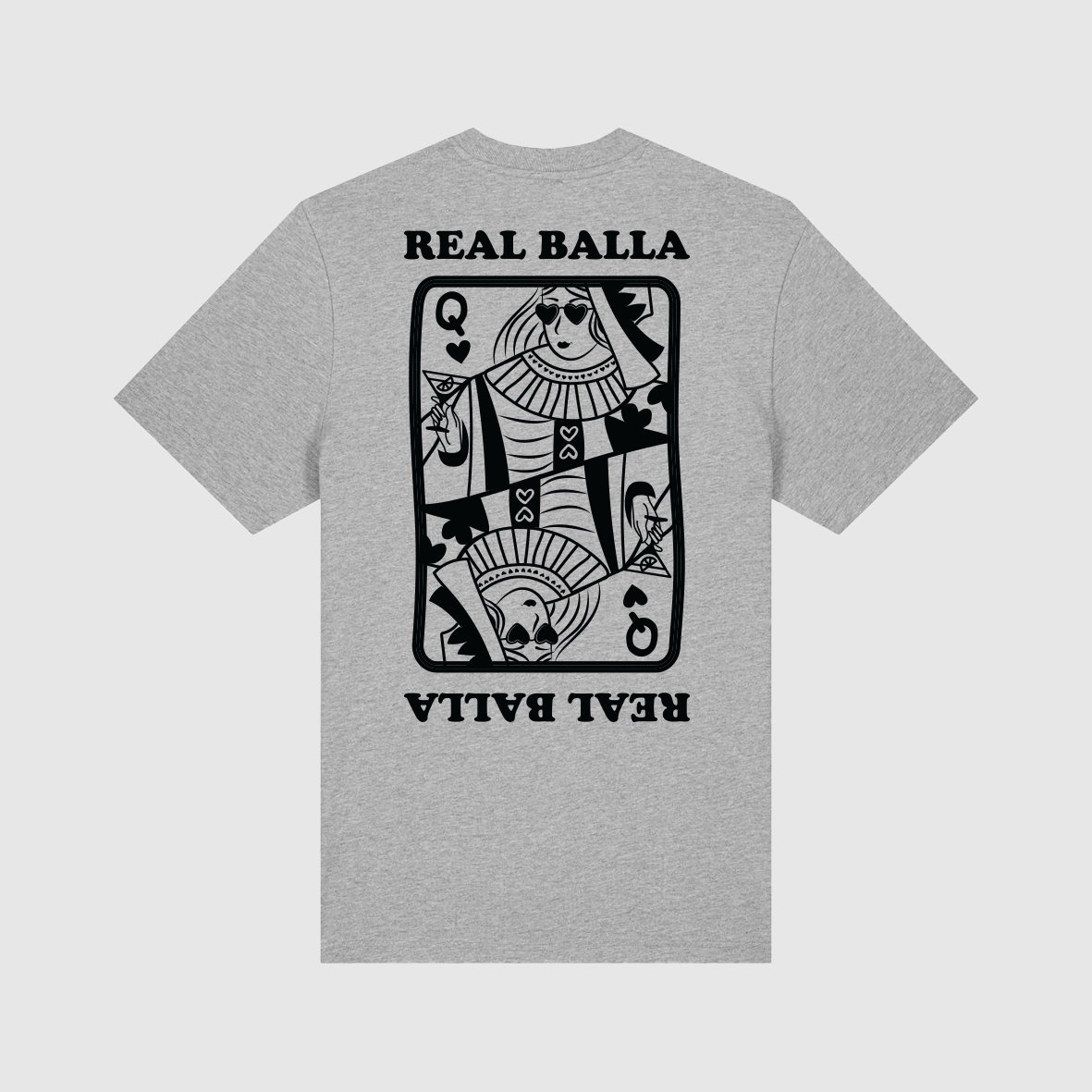 T-shirt Queen Balla velours Noir