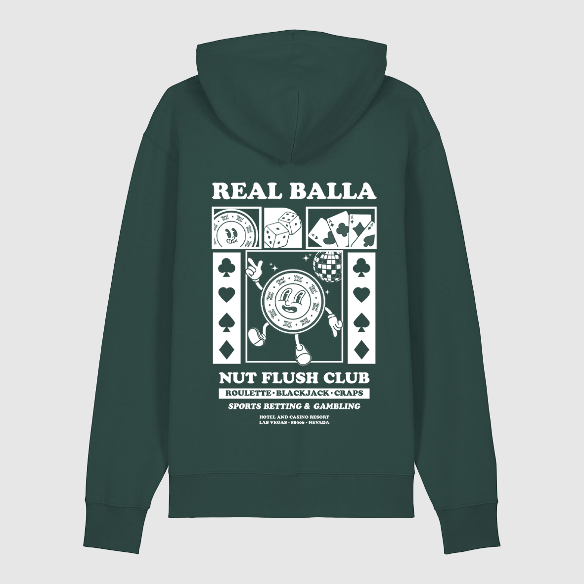 Hoodie Nut Flush Club - Couleurs