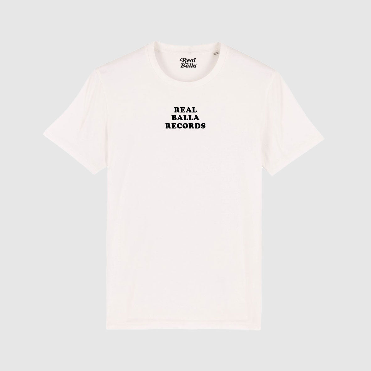 T-shirt Real balla records - Off White