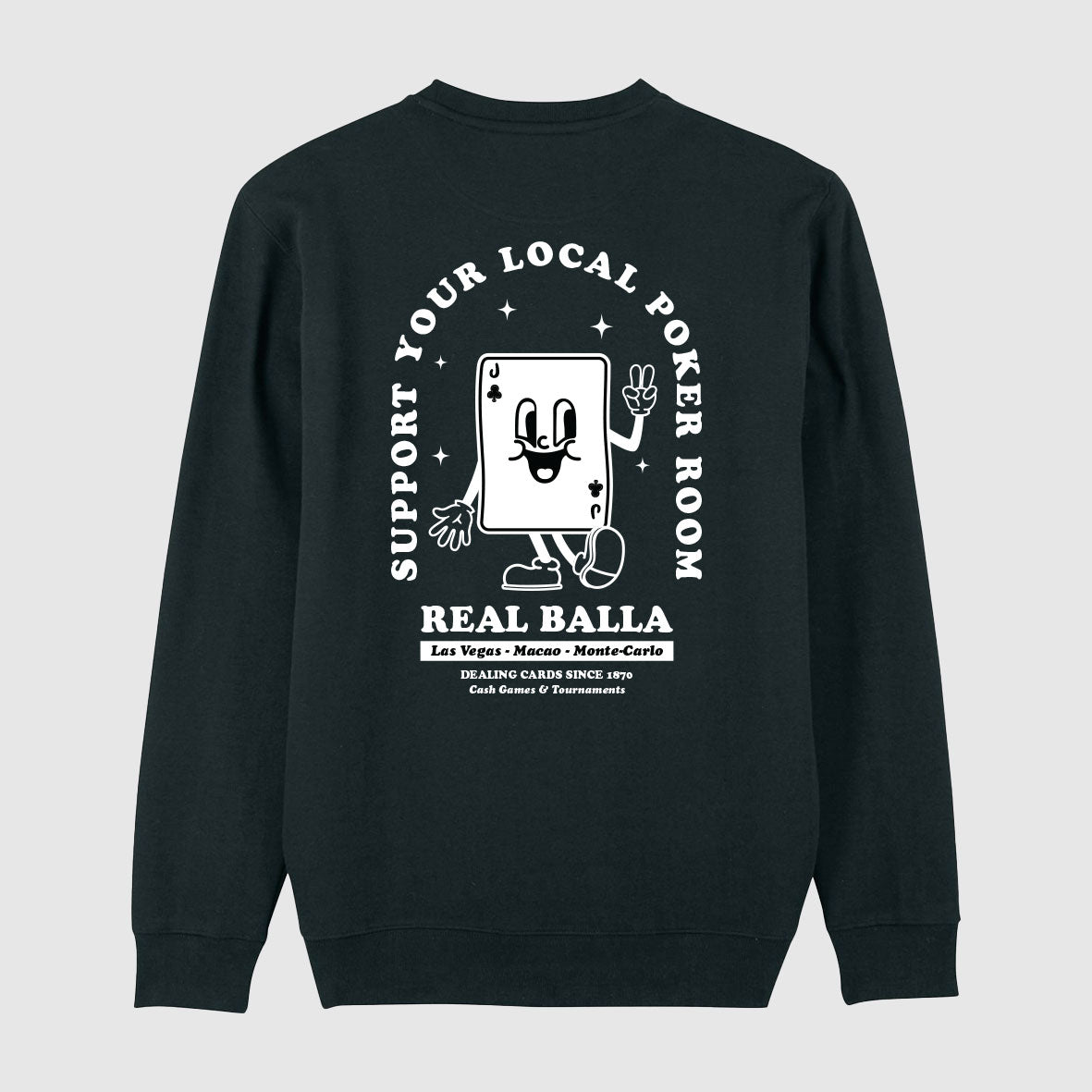 Sweat Support your local poker room - Noir