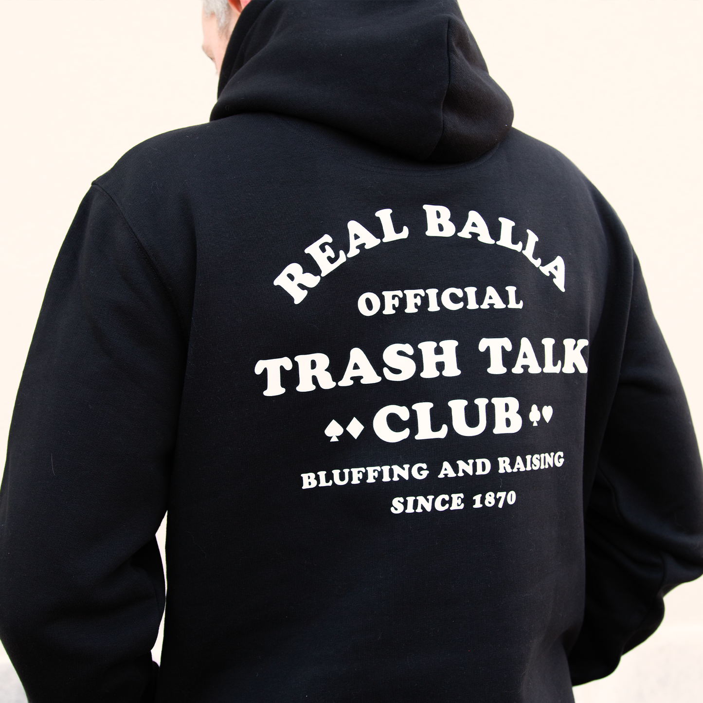 Hoodie Trash talk club - Noir