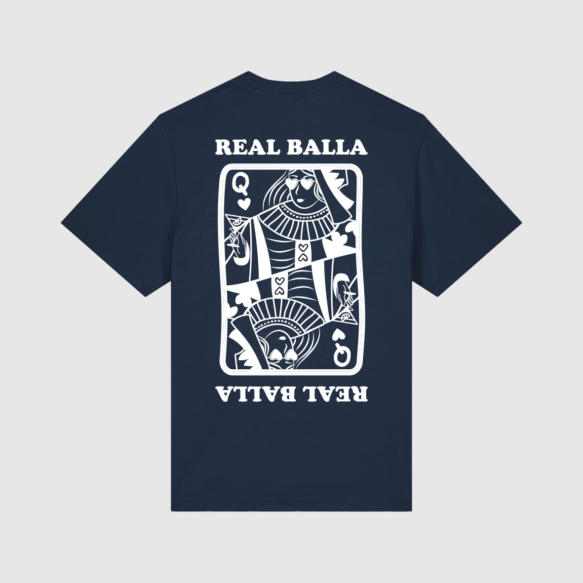 T-shirt Queen Balla velours Blanc
