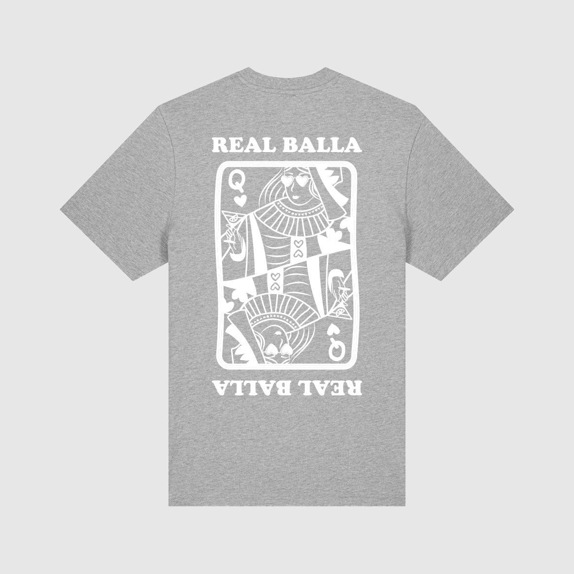 T-shirt Queen Balla velours  Blanc