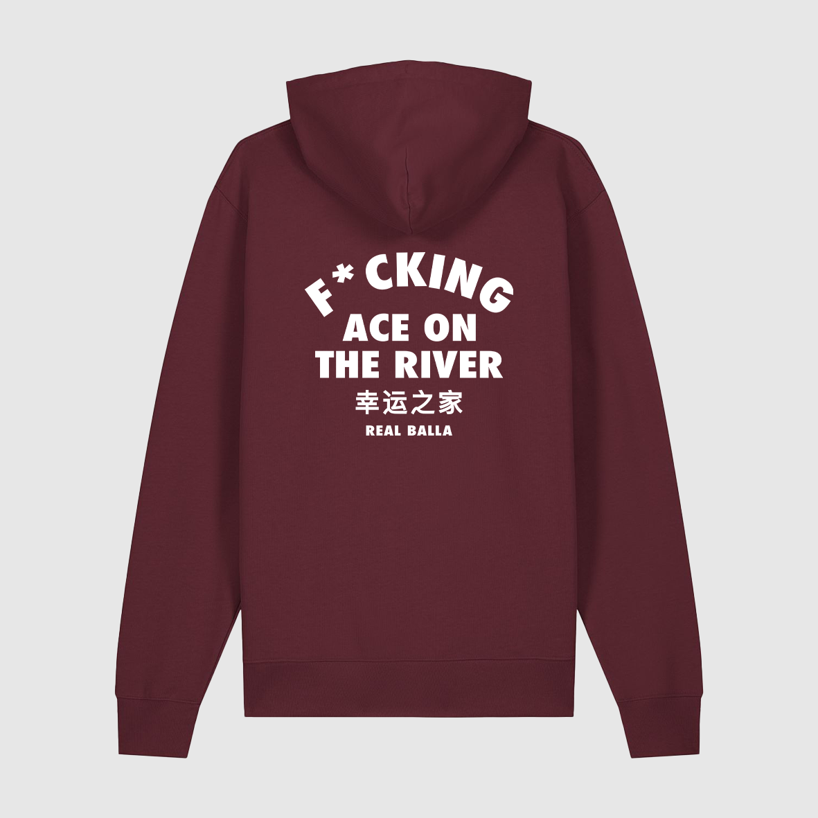 Hoodie F*cking ace on the river