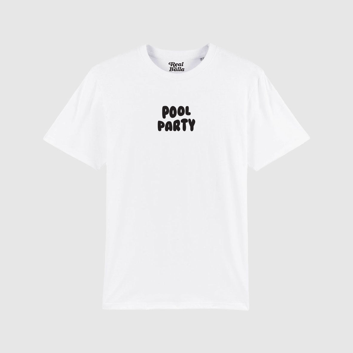 T-shirt Pool Party - Blanc