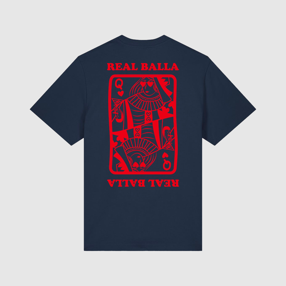 T-shirt Queen Balla velours Rouge