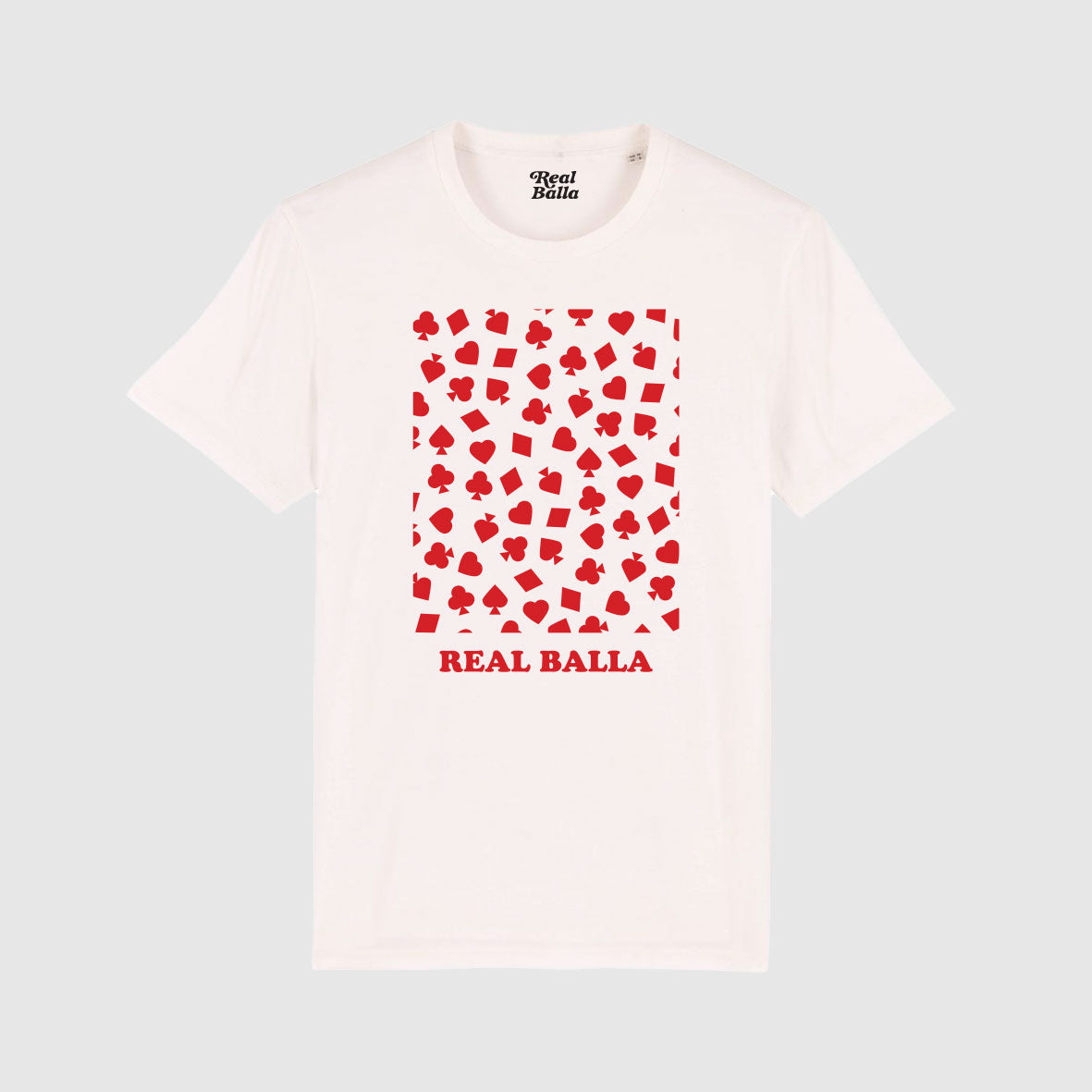 T-shirt Flush draw rouge - Off White