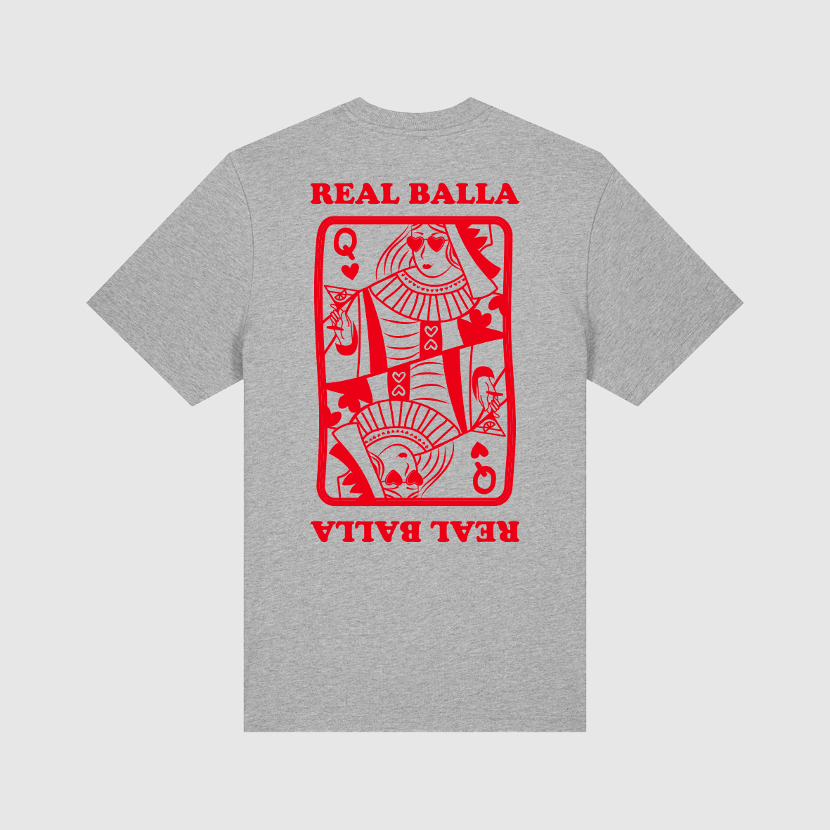 T-shirt Queen Balla velours Rouge