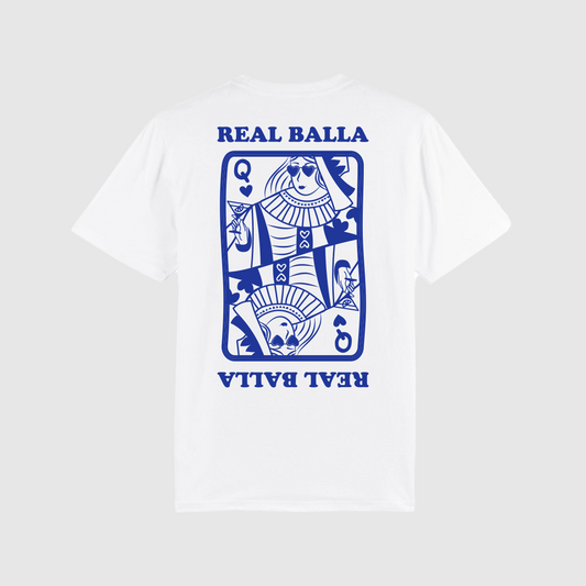 T-shirt Queen Balla velours Bleu