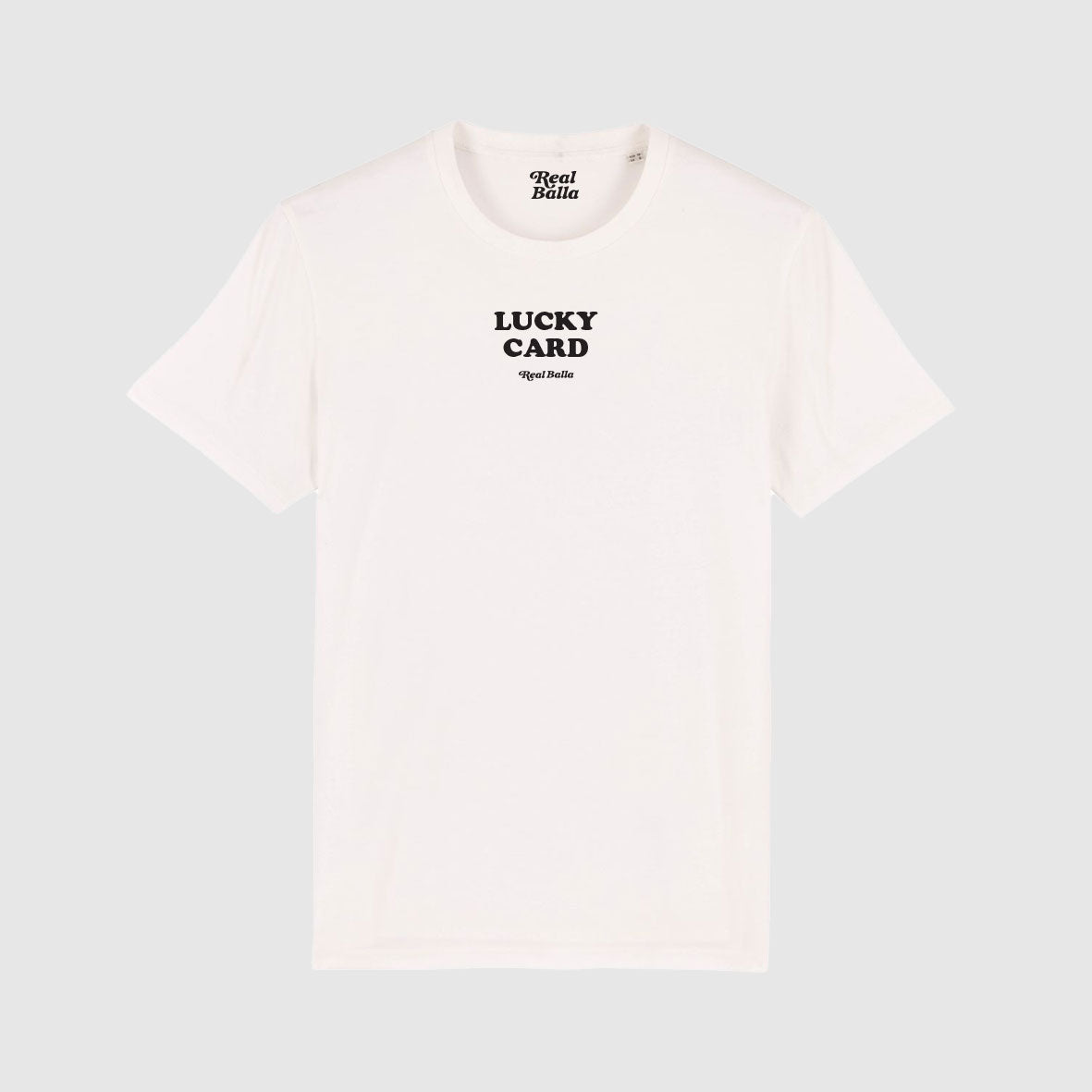T-shirt Lucky cards - Off White