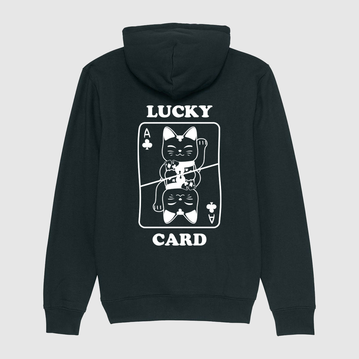 Hoodie lucky card