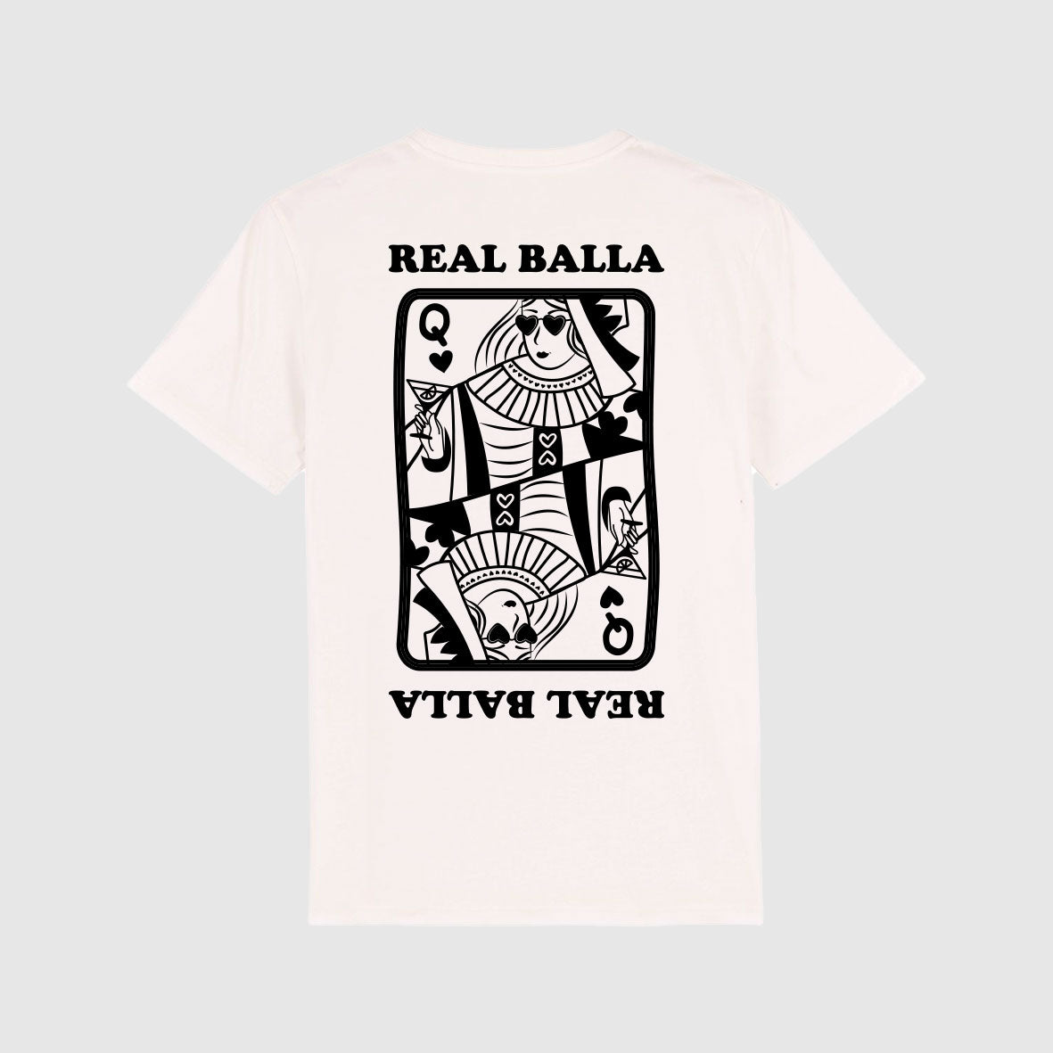 T-shirt Queen Balla velours Noir