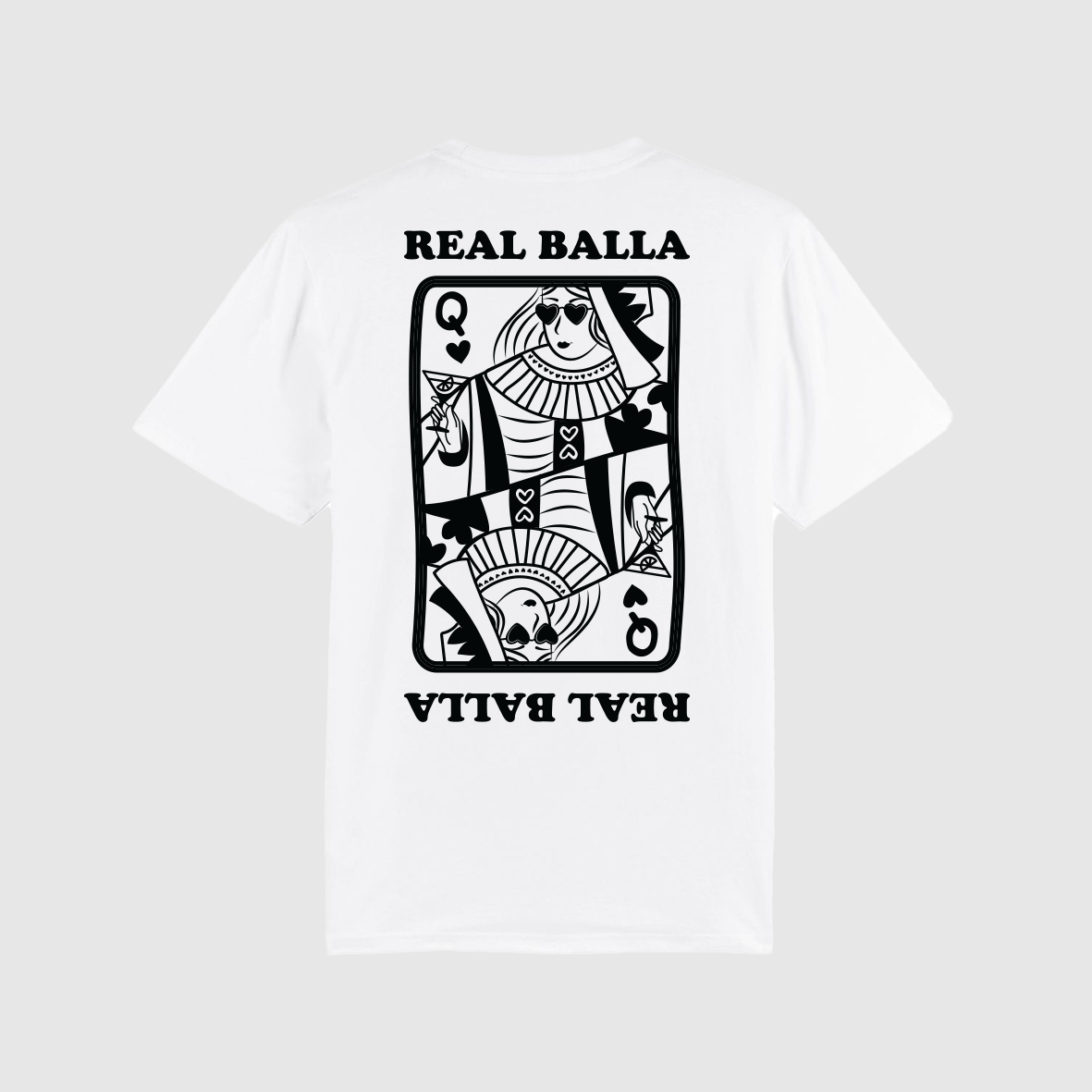 T-shirt Queen Balla velours Noir
