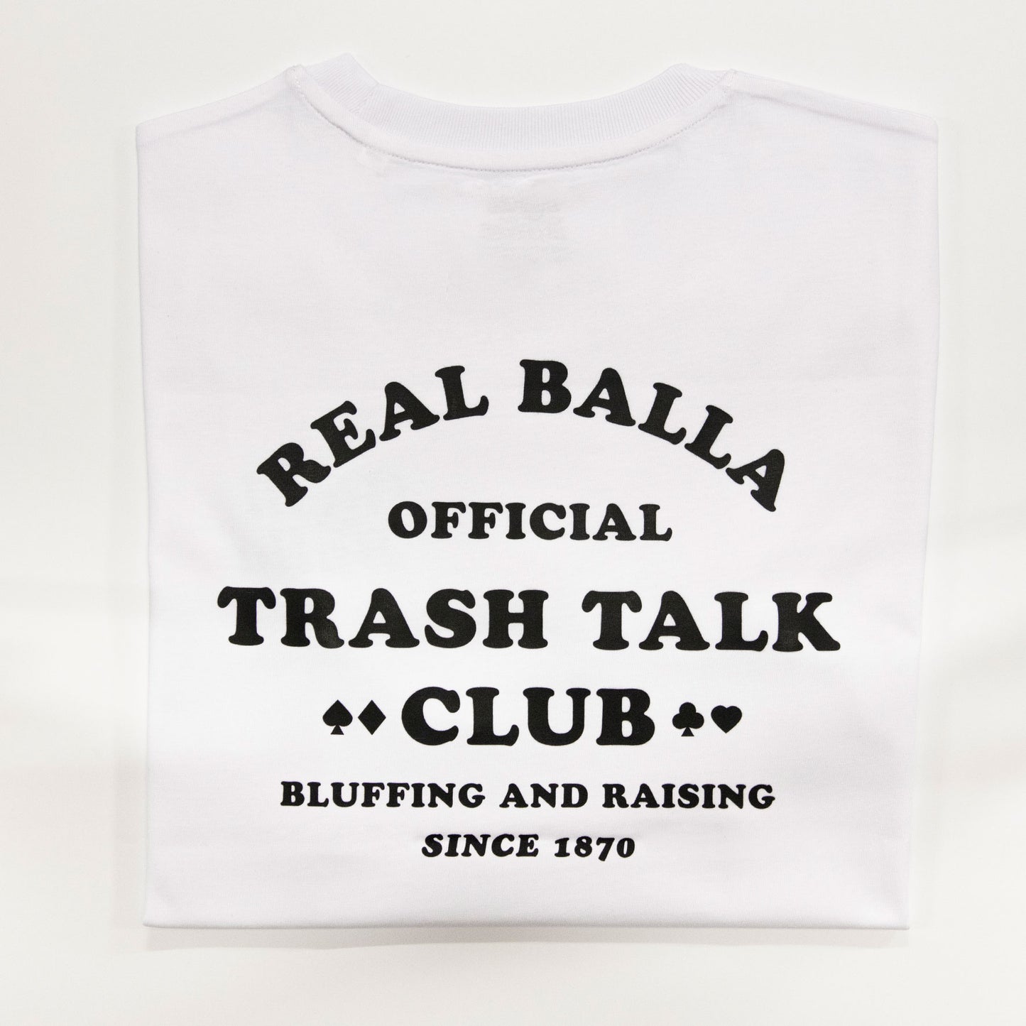 T-shirt Trash talk club - Blanc